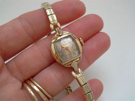 bulova 14k gold ladies watch|vintage ladies bulova gold watch.